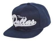 Embroidered Texas Dallas Flatbill Adjustable Snapback Hat