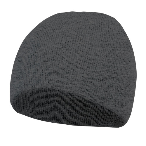 Short Cuffless Beanies - Charcoal