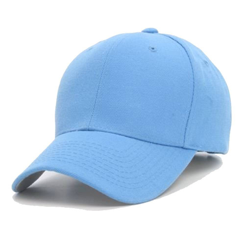 New Sky Blue Kids Blank Hat Cap