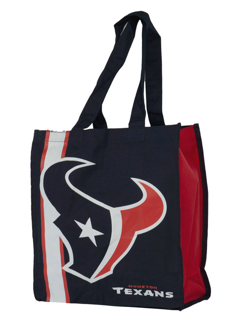 NFL Team Logo Reusable  Houston Texans Grocery Tote Shopping Bag
