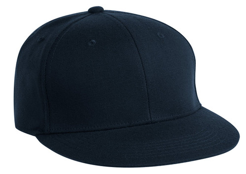 Flatbill Stretch-to-Fit Cap, Navy S/M