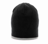 Singe Striped Beanies - Warm and Stylish! - Black w/ White Stripe