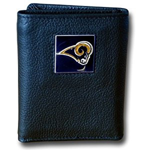 NFL St Louis Rams Genuine Leather Tri-fold Wallet