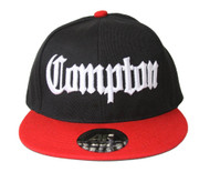 Academy Compton Snapback Hat Black / Red