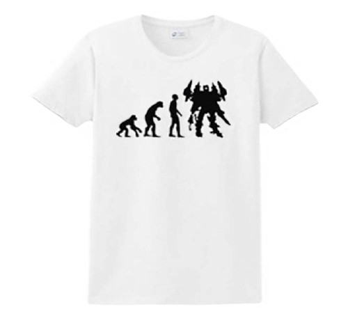 The Evolution of Transformering Machinery T-Shirt White