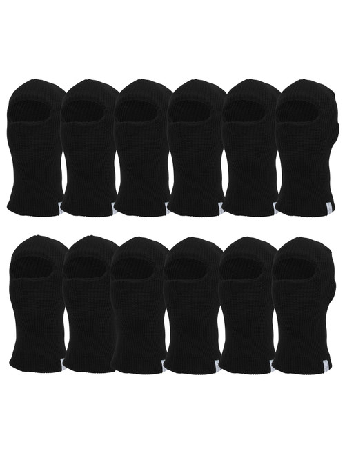 TopHeadwear 12 Pack Face Ski Mask 1 Hole Balaclava