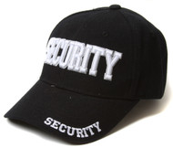 Security Adjustable Strap Hat - Black