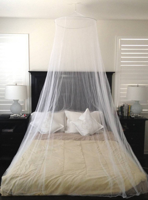 White Mesh Hanging Mosquito Net