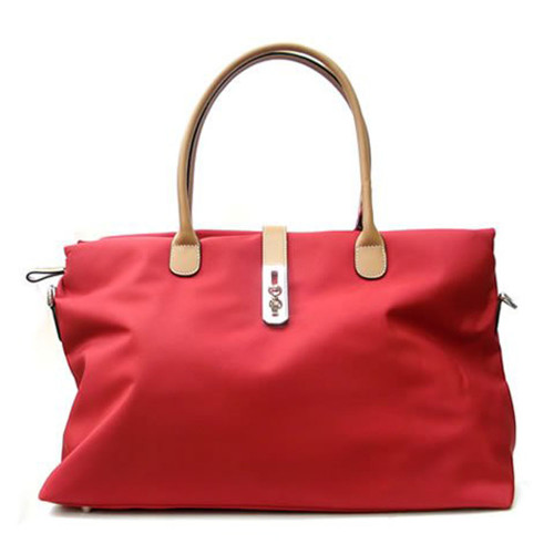 Oversized Tosca Tote Handbag - Red