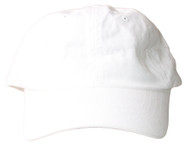 Low Profile Dyed Cotton Twill Cap - White