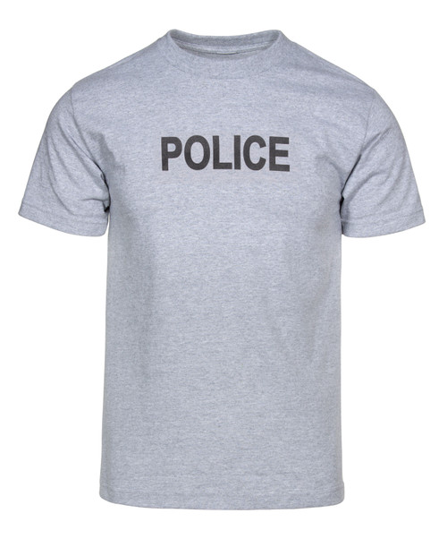 New Grey Police T-Shirt