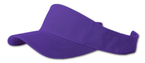 Plain Single Sports Visor- Purple