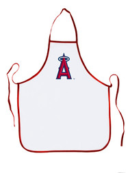 Baseball Los Angeles Angels Sports Fan Apron, White/Red Trim