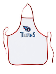 Football Tennessee Titans Sports Fan Apron, White/Red Trim