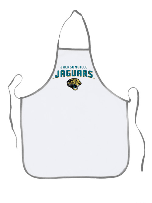 NFL Football Jacksonville Jaguars Sports Fan BBQ Grilling Apron Grey Trim