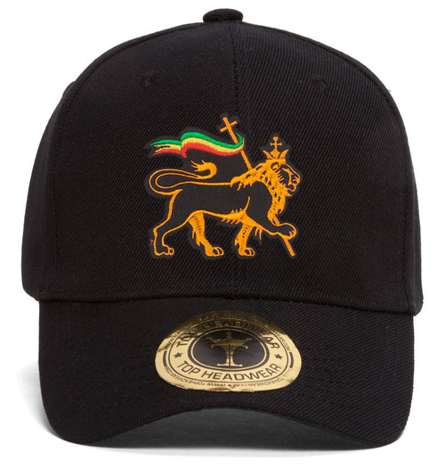 Rasta Lion of Judah Adjustable Baseball Hat