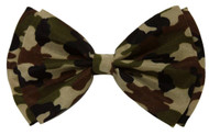 Bow Tie Green Military Camouflage 4.3 inches