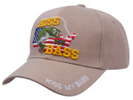 Top Headwear Outdoor Fisherman Kiss My Bass Baseball Cap