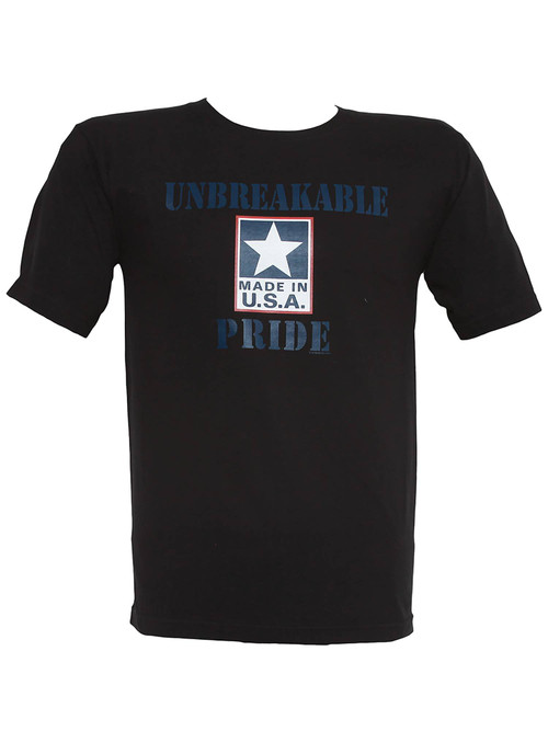 Men's Unbreakable Pride "Made in U.S.A." Black Short-Sleeve T-Shirt