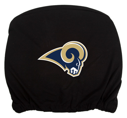 Embroidered Sports Logo 2 Pack Headrest Cover NFL, Los Angeles Rams