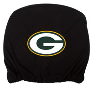 Embroidered Sports Logo 2 Pack Headrest Cover NFL, Greenbay Packers