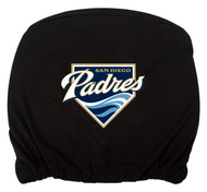 Embroidered Sports Logo 2 Pack Headrest Cover MLB, San Diego Padres