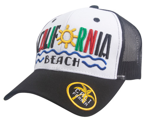 Top Headwear California Beach Adjustable Trucker Hat