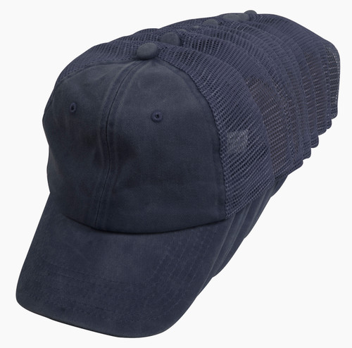 Top Headwear Wholesale Dozen Pigment Dyed Adjustable Trucker Hat