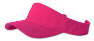 Summer Blank Hot Adjustable Visor, Hot Pink