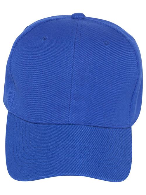 Plain Fitted Hat -Royal Blue