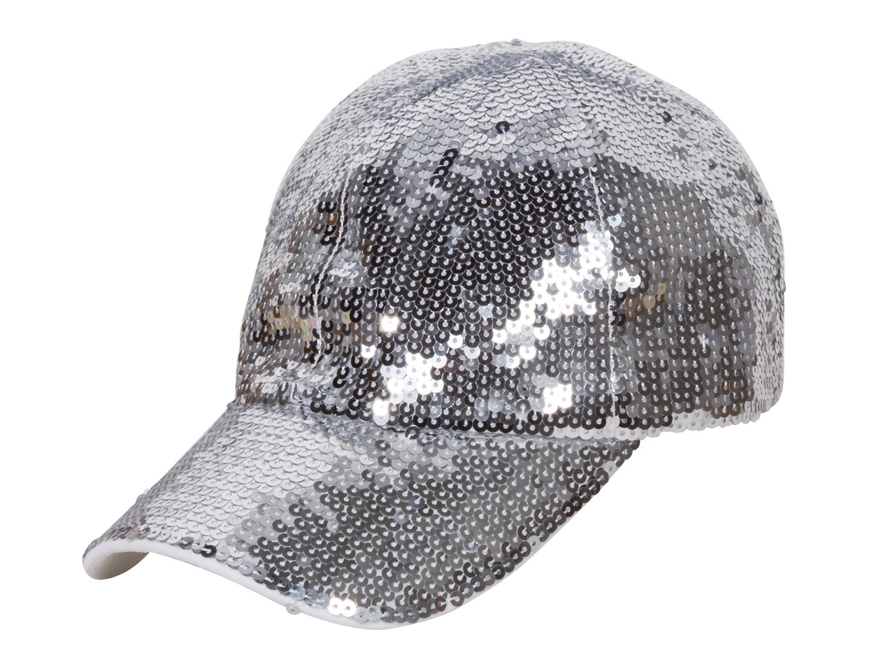 Glitter Sequin Elastic Fit Baseball Hat - Gravity Trading