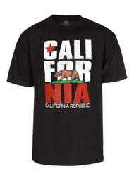 Men's California Republic Bold Crew Neck T-Shirt