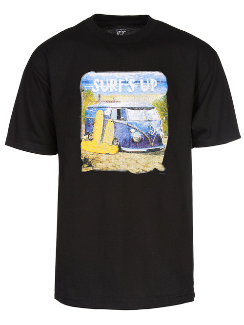 Men's Surfs Up Beach Van Short-Sleeve T-Shirt