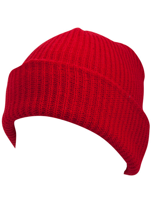 Long Beanie GI Watch Caps Stylish and Warm - Red