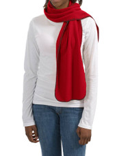 Port & Company Fleece Scarf With StitchIng (FS01) Red