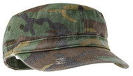 District Threads Distressed Military Style twill Hat. DT605