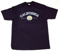 Men's California State Authentic Original Cotton T-Shirt - Navy