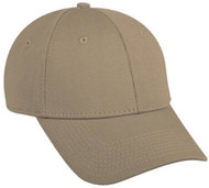 Flex Fitted Baseball Cap Hat - Khaki