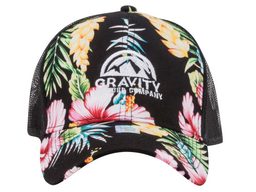 Gravity Outdoor Co. Hibiscus Adjustable Trucker Hat