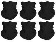 Top Headwear Face Covering Neck Gaiter - 6-Pack