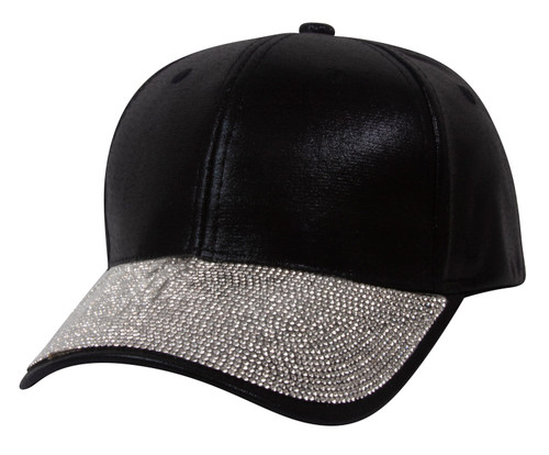 Top Headwear Shiny Studded Baseball Cap