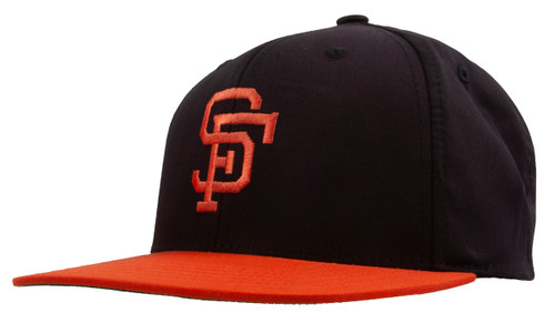 San Francisco Giants Structured Snapback Hat, Black/Orange