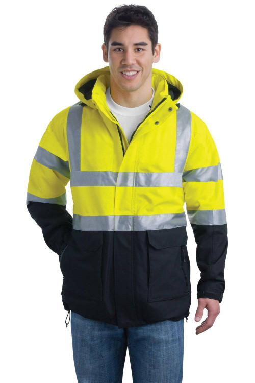 Men's ANSI Class 3 Safety Heavyweight Parka - Small