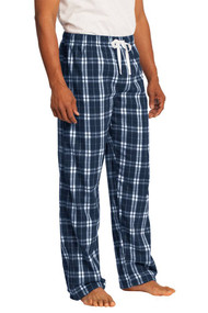 District Young Mens Flannel Plaid Pant