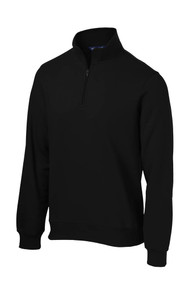 Sport-Tek 1/4 Zip Sweatshirt, Black