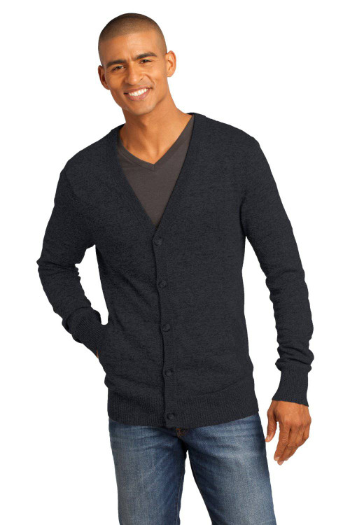 District Made Mens Cardigan Sweater