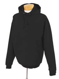 Jerzees Adult Double Lined Hooded Pullover, Black, Small