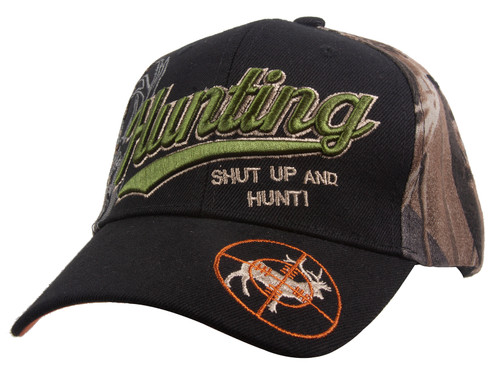 Top Headwear Outdoor Sports Shut Up and Hunt Baseball Cap