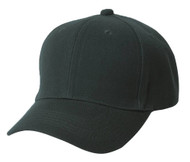 Plain Fitted Hat - Black