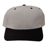 Plain Snapbacks with Different Color Brims (Black)